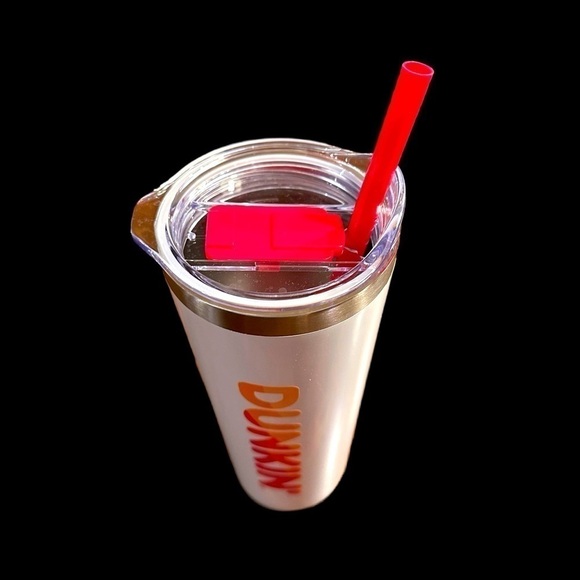 Dunkin Donuts 20oz Stainless Steel Tumbler - MINT CONDITION - Picture 4 of 5